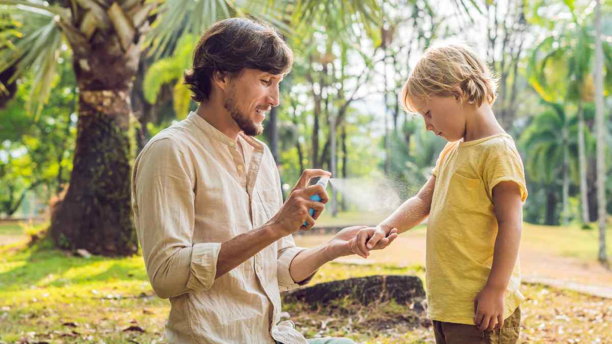 homemade bug spray with essential oils